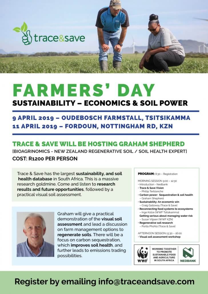 Trace & Save farmers day